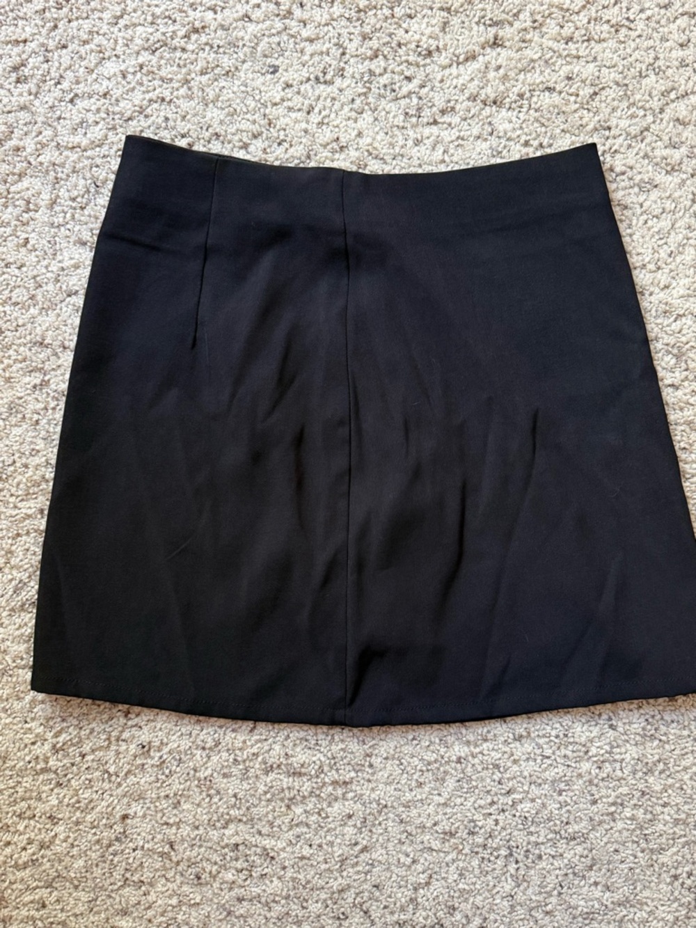 Cider Black Mini Skirt with Branded Waist Tag